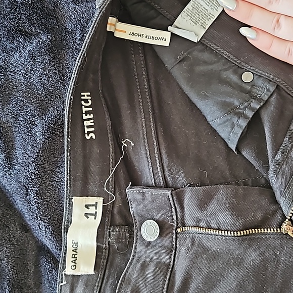 Black Jean Garage shorts - Picture 4 of 4